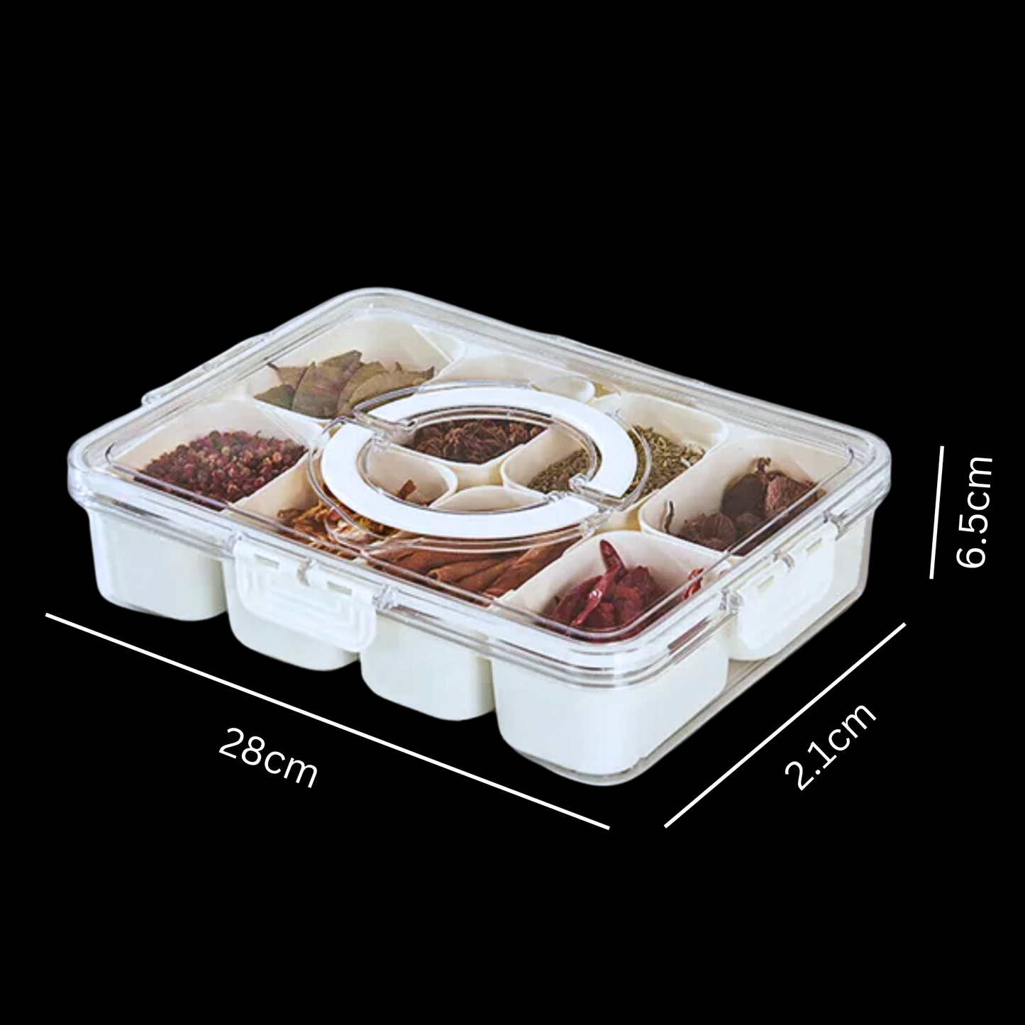 The Best AKA Salad Station | 8 compartment tray with lid