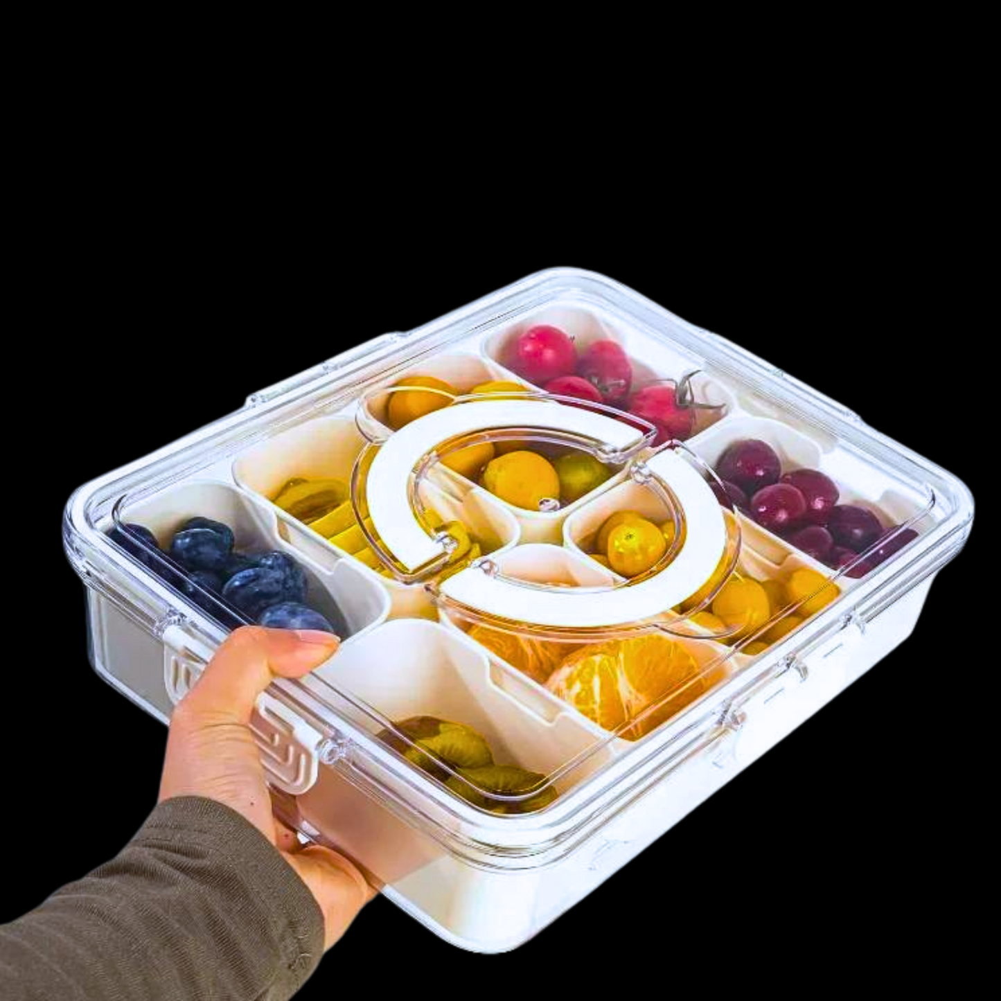 The Best AKA Salad Station | 8 compartment tray with lid